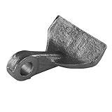 Hammerschlegel | 22 mm Aufnahmebreite | 125 mm Radius, Hammermesser, Schlegel, Trecker, Traktor, Schlepper, Stahl, Mulcher, Agrar