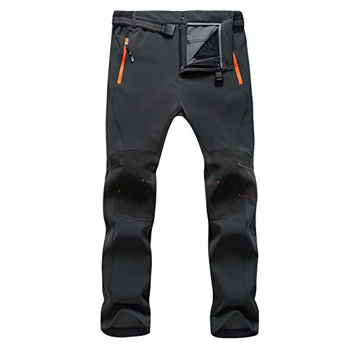 SUKUTU Pantalones de Senderismo para Hombres al Aire Libre Pantalones Multibolsillos Ligeros Transpirables para Caminar montaña Correr con cinturón