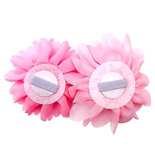 Pet Show 12Pcs Pink Dog Collar Bows And Flowers Attachment For Girls Puppies Cats Female Small Medium Dogs Collars Embellishment Decor For Wedding Birthday Parties Grooming Pet Collar Accessories #TOP2