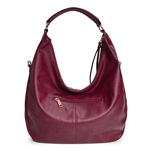 Image of Women Hobo Bags Oversized Leather Handbags PU Crossbody Shoulder Totes Winter Stylish Purses