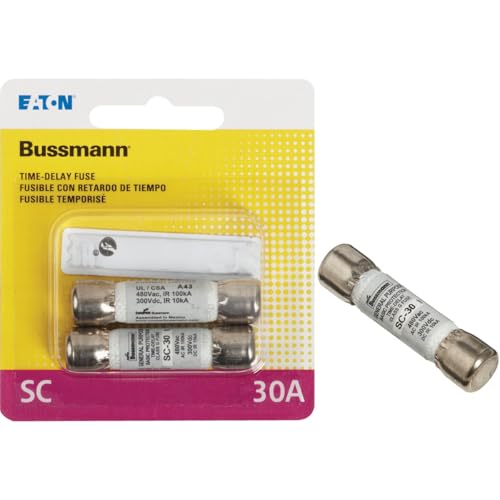 Fusible SC 30A Cooper Bussmann cartouche cylindrique de rechange pour boîtier 30 ampères