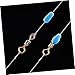 POPETPOP 30Pcs Tangle Fishing Accessories with Silica Wrapped Beans for Night Fishing Deep Drop Rigs Compatible with Lures and Hooks Durable Material