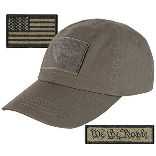 We The People & USA Tactical Patch with Condor Operator Cap Bundle