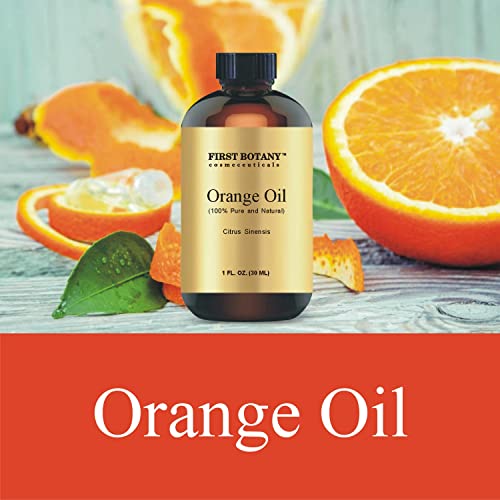 100% Pure Orange Essential Oil - Premium Orange Oil For Aromatherapy, Massage, Topical & Household Uses - 1 Fl Oz (Orange) #TOP4