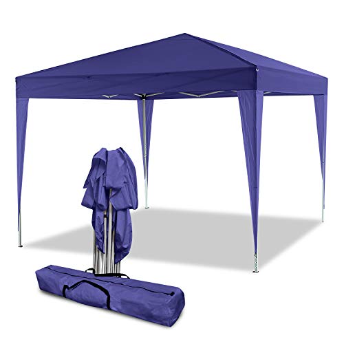 Bunao Gazebo/Tonnelle de Jardin Tente de réception 3x3m pavillon imperméable Tente Pliante de Jardin (Violet)