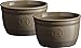 Emile Henry N ° 9 Ramekin zestaw 2 ceramicznych 9 x 9 x 5,5 cm, ceramiczny, Silex, 9 x 9 x 5,5 cm