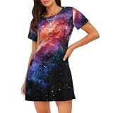 ZTPOWQA Galaxy In The Universe Print Lightweight...