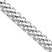 Amazon Collection Sterling Silver Mesh Chain Necklace, 16