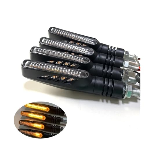 Intermitentes LED universales para moto juego de 4 luces de giro tipo flecha 2