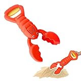 alldoro 60177 Sandgreifer Hummer rot, Robustes Sandspielzeug für Kinder, Sandkasten-Krabbe, leicht & einhändig bedienbar, 34 cm, Peach