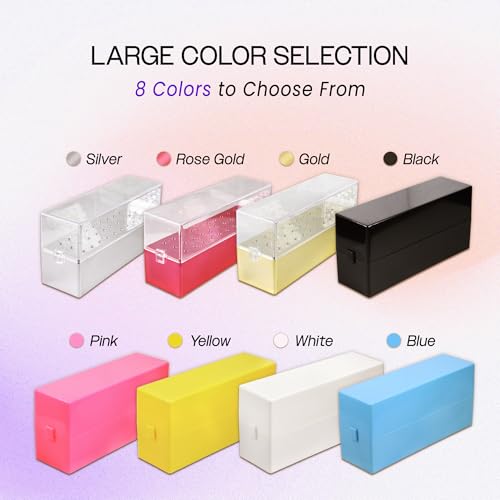 Organizador rectangular para punta de taladro de uñas miniatura 6