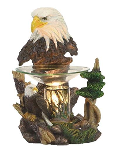 VCS Bald Eagle Polyresin Electric Tart/Oil Warmer with Dimmer Switch