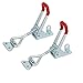 Produktbild 2Pcs Metall Hebel Verschluss Spannverschluss Kistenverschluss Kappenschloss 4003 300KG / 661lbs Halten Kapazität Latch Button Toggle Latch
