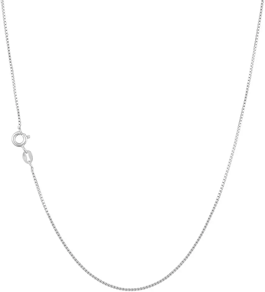 Colar Veneziana Prata 925 Fina 40cm Gargantilha Feminina para Uso Diário - Prata Clara com Brilho Intenso