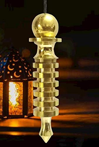 Jet-Authentic-6-isis-Brass-WChord-Metal-Dowsing-Pendulum-Healing-Spirituality-Meditation-Answer-Blessings-Cheerfulness-6-isis-Brass-WChord