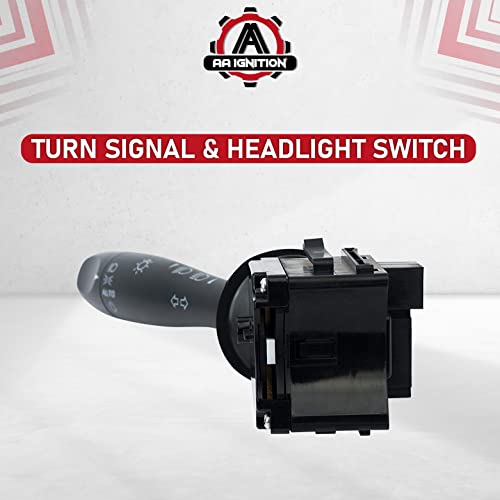 Headlamp Dimmer And Turn Signal Switch - Blinker Lever - Replaces D6253E, Sw8004, 20940369 - Compatible With Chevy Malibu, Pontiac G6, Saturn Aura - 2006-2012 Model Years #TOP5