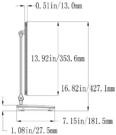 Baltoro-LLC LED Desk Lamp 3-Level Touch Dimmer and Touch On/Off Switch Foldable 7 Watt, Pure White and Soft Light Sunlight Desk lamp SL5780TS