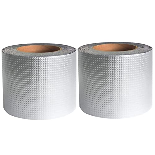FUNOMOCYA Sealing Tape for Windows Gutter Sealant Roof Leak Repair Butyl Tape 5cm x 5m 2 Rolls