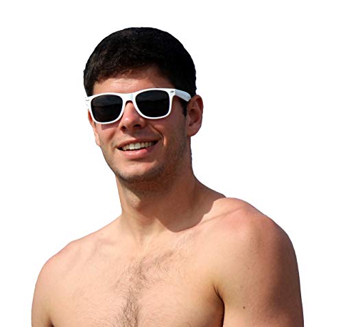 White Sunglasses Bulk Wedding-Bachelorette Party Pack Of 12 Premium Quality Sturdy Frames-Lenses Sunglasses Fit Adults Exactly What You Are Looking For Wedding-Bachelorette Party Sunglasses Ladies Men #TOP7