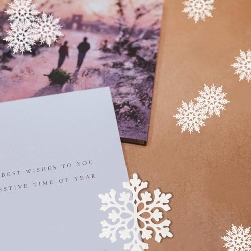 36 peças de flocos de neve - decorações de árvore de Natal, enfeites de floco de neve para árvore, e