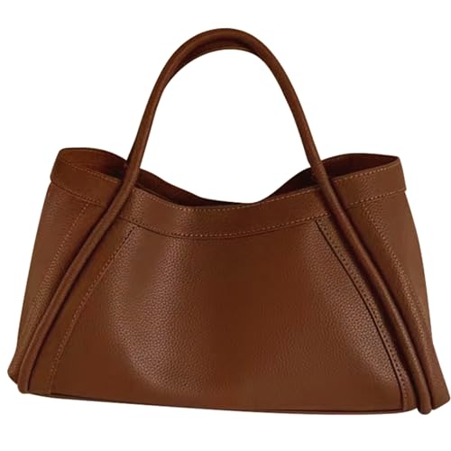 Sac à main en cuir de capacité grand sac bandoulière pour femmes