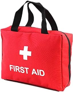 PAXLamb Nylon First Aid Empty Kit Compact and Lightweight First Aid Bag for Emergency at Home, Office, Car, Outdoors, Boa...