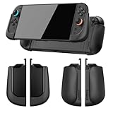IFYOO NexGrip Ergonomic Grip Set for Nintendo Switch 2 Joycons, Grip Case Compatible with Joy Con 2 Controller, Compatible with Switch 2 Joycon, Switch 2 Accessories - Black - Image 1