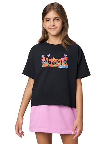 Nike Kids (Girls) NSW Tee Boxy Camp Black Large