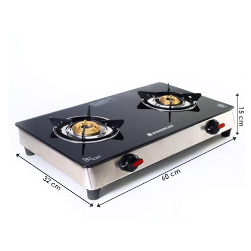 Wonderchef Galaxy 2 Burner Auto Cooktop | 6mm Toughened Glass | Piezo Auto Ignition | 2 Years Warranty - Image 4