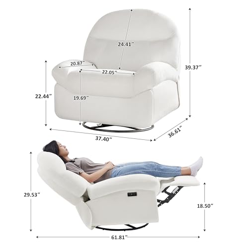 Sillón Plegable Tela Terry Blanco miniatura 2