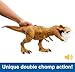 Mattel Jurassic World Track 'n Attack Dinosaur Action Figure, Tyrannosaurus Rex Toy with Lights, Sound, Motion & Accessories, Plus Downloadable App & AR