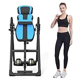 ✔【Pliable et portable】 : nos tables d'inversion sont pratiques et pliables de manière compacte for le rangement dans un placard ou contre le mur. Consultez un médecin agréé avant d'utiliser cette table d'inversion. Certaines conditions médicales peuvent ne pas convenir à l'utilisation de ce produit.