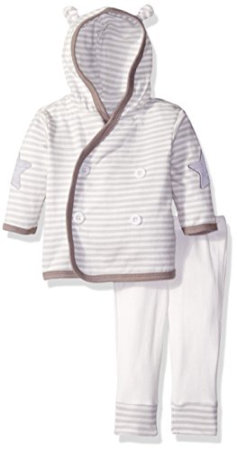 Rene Rofe Baby Girls' 2 Piece Hooded Cardigan and Pant Set