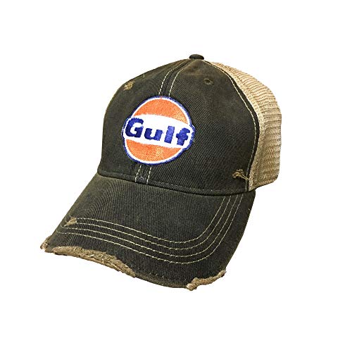 Image of Gulf Distressed Vintage Adjustable Snapback Hat