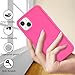 CoozCase for iPhone 13 mini Case with Built-in Screen Protector & Full Body Protective,for Apple iPhone 13 mini Phone Cases for Men Women Girl-Rose Red