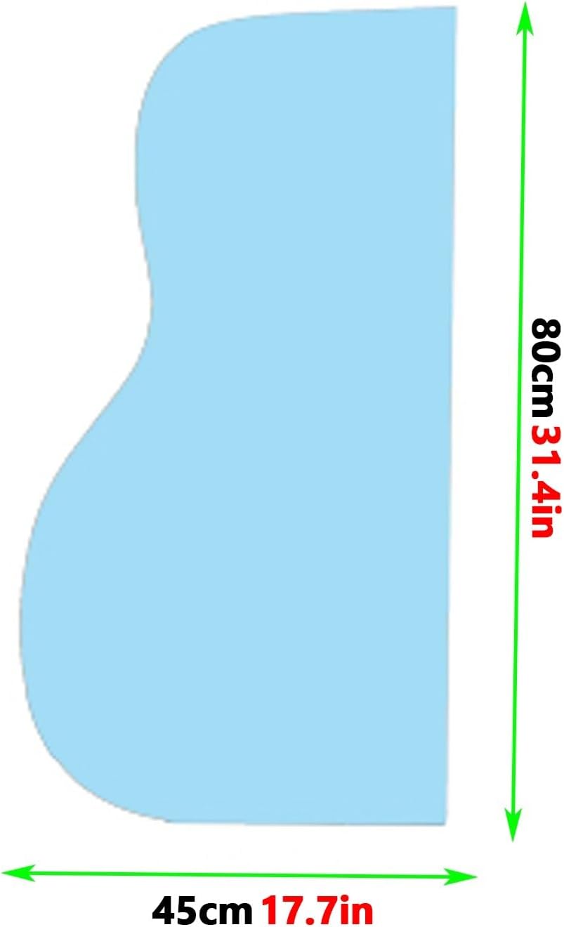 Urinal Partition, Urinal Baffle Divider Screen, Children's Cartoon Privacy Shield, Wall-Mounted Urinal Divider, for Schools/Shopping Malls/Public Places/kindergartens(Pink,1Pcs)