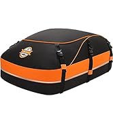 Car Rooftop Cargo Carrier Roof Bag, 20 Cubic Feet Waterproof Roof Top Cargo Carrier fit Car with ...