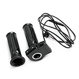1 Pair KH-DX 36V Electric Bike Throttle Grip Fits for Jetson Bolt Pro for Jetson JX10Electric Bike for Atlas for Ancheer for Dyu D3F D2F C3 C4, with LCD Voltage Display and Cruise Controll Button