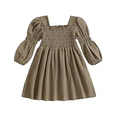 Smocked Khaki