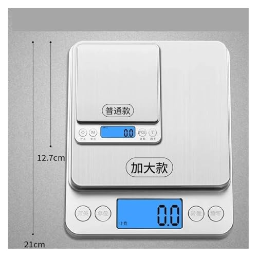 Báscula Electrónica de Cocina 500g Precisión 0.01g miniatura 3