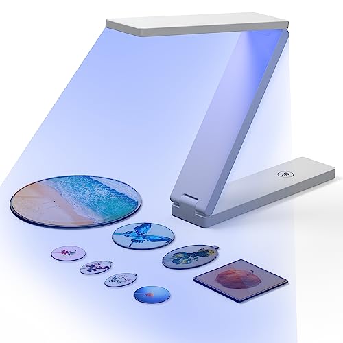 Winartton UV Light for Resin Curing, 54W UV Resin Light Lamp, Wireless & Foldable, 3-in-1 Uses for Molds, DIY Craft Deco (White) by Winartton - Used condition - US$21.21