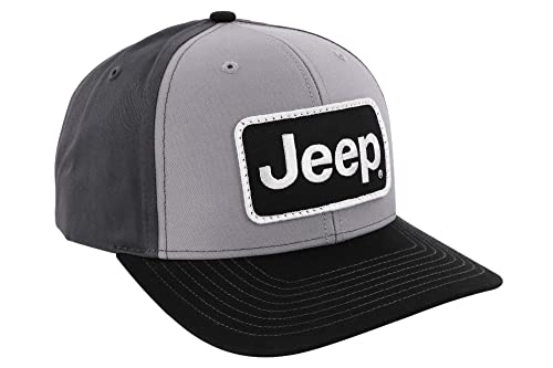 Jeep Premium Trucker Hat For Men Patch Black/Grey/Charcoal #TOP1