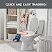 UMIEN™ 2 in 1 Potty Training Seat - Toddler Toilet Seat Easy To Install - Very Convertible Toilet Seat Round Shape