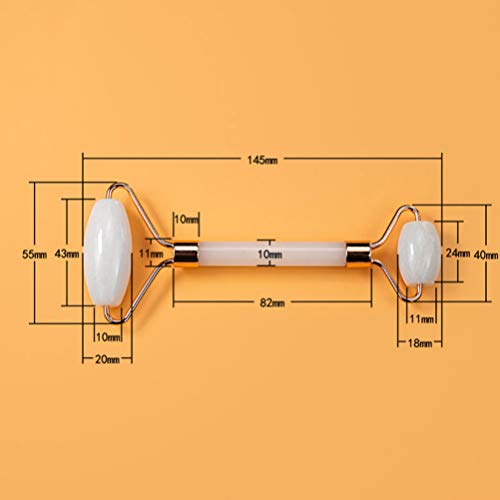Massageador de Jade Jade Portátil para Massagem Facial Face Eye Neck Beauty Roller Anti Envelhecimen