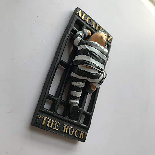Imán decorativo 3D Alcatraz Island San Francisco 8x4 cm miniatura 6