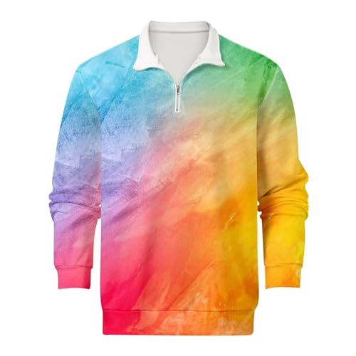 Sweat homme imprimé 3D coupe ample anti-froid pour la mi-saison