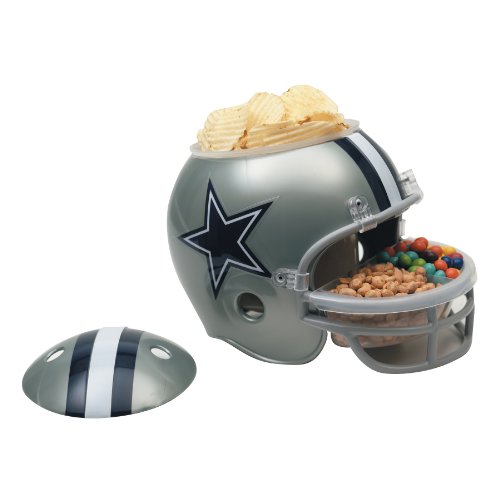 Casco NFL para aperitivos WinCraft con cuencos integrados para snacks y patatas fritas