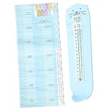 Abaodam Foot Measuring Device Height Sticker for Boys and Girls Cartoon Wall Decals