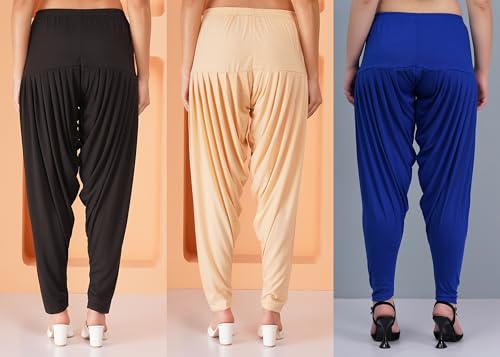 Image of Buy That Trendz Patiala Salwar for Women Relaxed Fit Viscose Patiyala Salwar Harem Bottom Pants