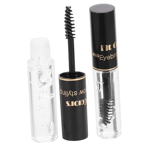 MERRYHAPY 2stücke Augenbrauen Styling Gel Flüssigkeit Transparent 10g Wasserfest Klar Für Natürliches Augenbrauen Make up Mit Feinem Bürstenkopf Für Damen Und Profis